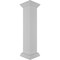 Ekena Millwork 8"W x 40"H Plain Newel Post with Peaked Capital & Base Trim (Installation kit included) NWL08X40PLP0B0 - alternate 4